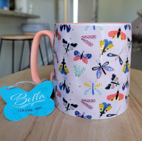 Bella Pink Bug Mug NWT - Picture 1 of 3